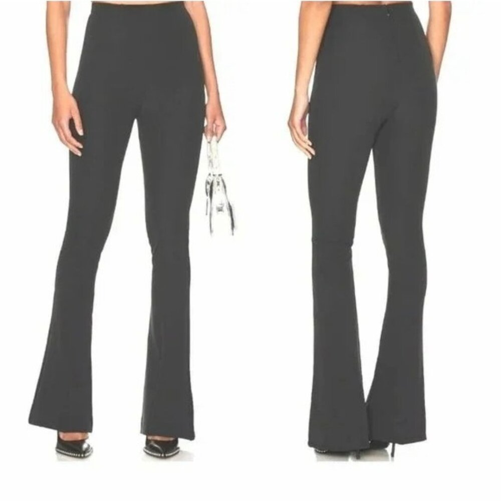 Lovers And Friends X Revolve Womens High-Waisted Flared Pants Small Black